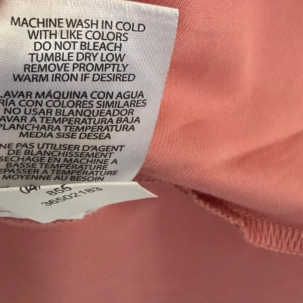 BCBG Girls Dress Rose Color Long Sleeved L Ruffle Pink